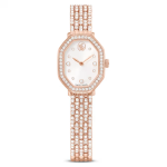 Dextera octagon watch Swiss Made, Metal bracelet, Rose gold tone, Rose gold-tone finish