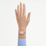 Dextera octagon watch Swiss Made, Metal bracelet, Rose gold tone, Rose gold-tone finish