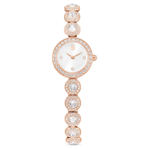 Una Angelic watch Crystal bracelet, Rose gold tone, Rose gold-tone finish