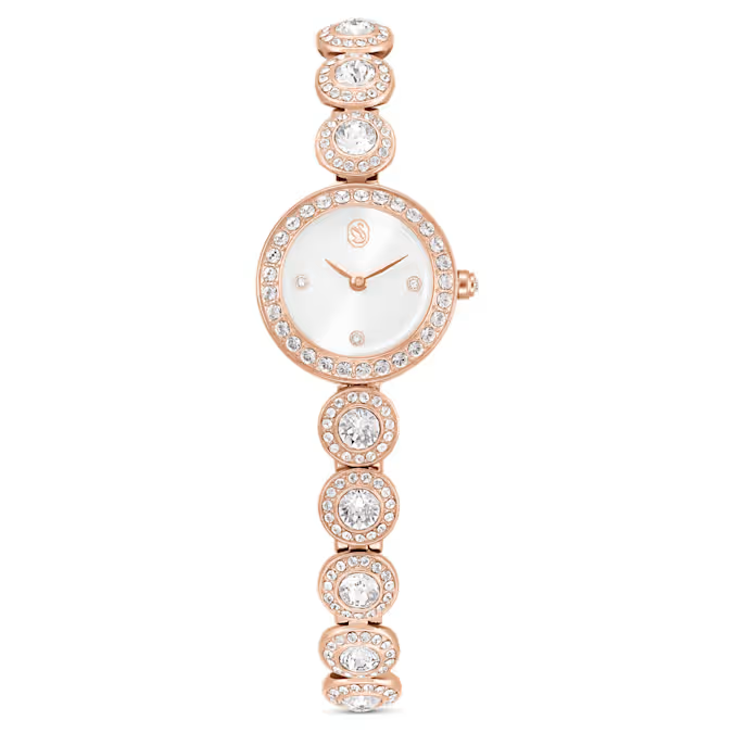 Una Angelic watch Crystal bracelet, Rose gold tone, Rose gold-tone finish