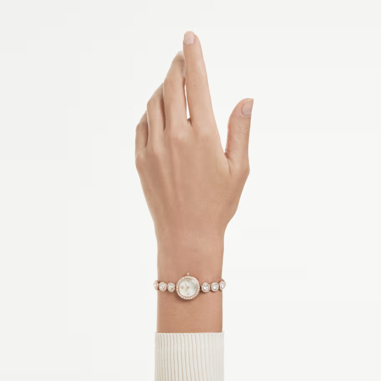 Una Angelic watch Crystal bracelet, Rose gold tone, Rose gold-tone finish