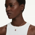 Sublima set Set (2), Pear cut, Red, 18K gold finish