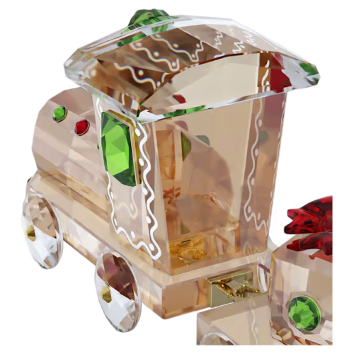 Holiday Cheers Train Set Gold tone