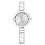 Matrix Bangle watch Swiss Made, Crystal bracelet, Silver tone, Stainless Steel