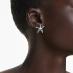 Idyllia stud earrings Starfish, Small, Multicolored, Gold-tone plated